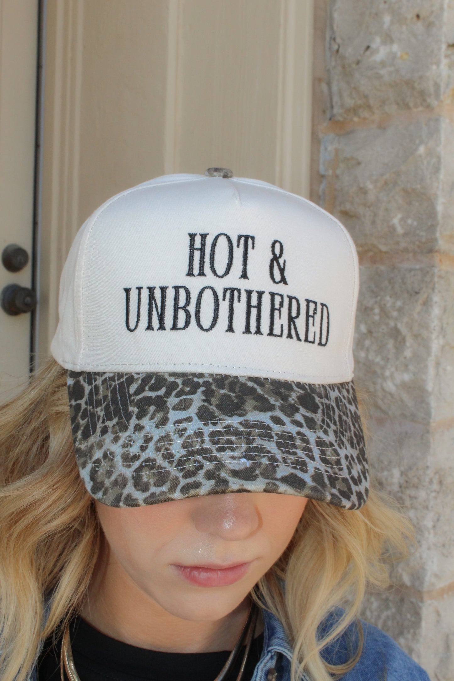 Hot & Unbothered Fabric Hat