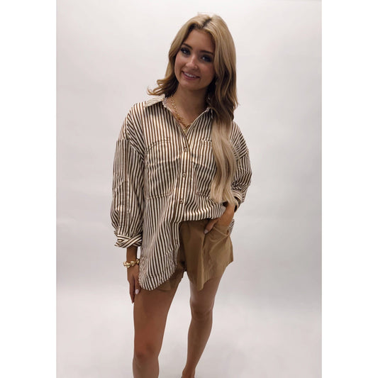 Nantucket Striped Button Down