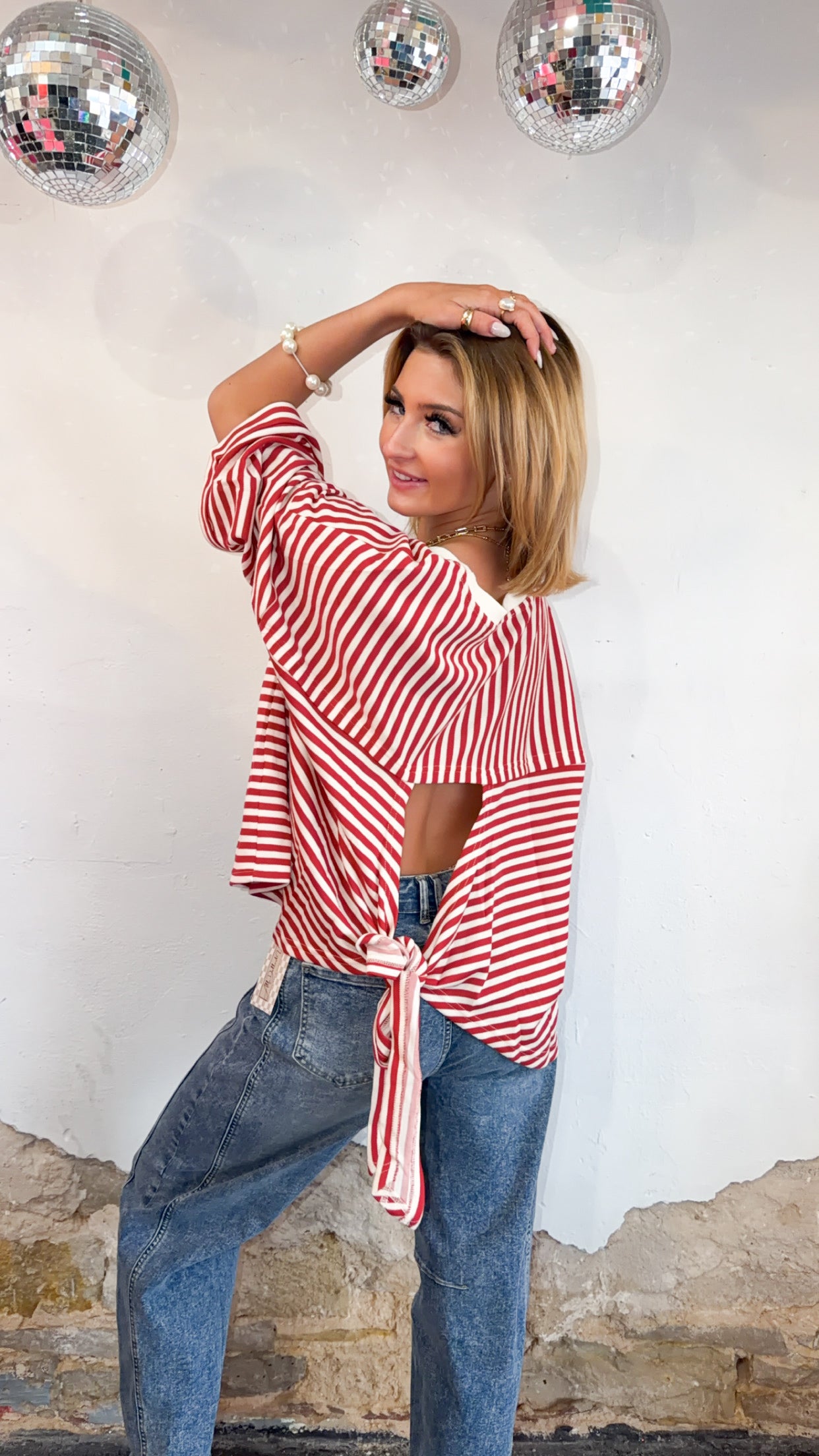 Bow Tied & Backless Tee