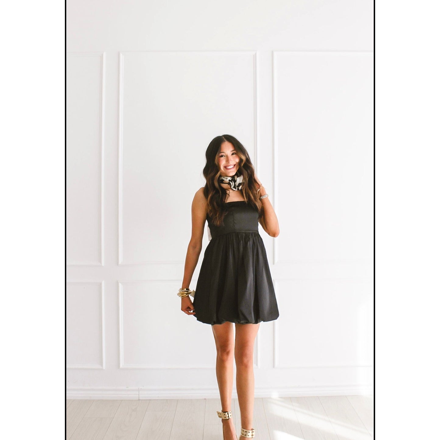 Pop the Noir Party Dress