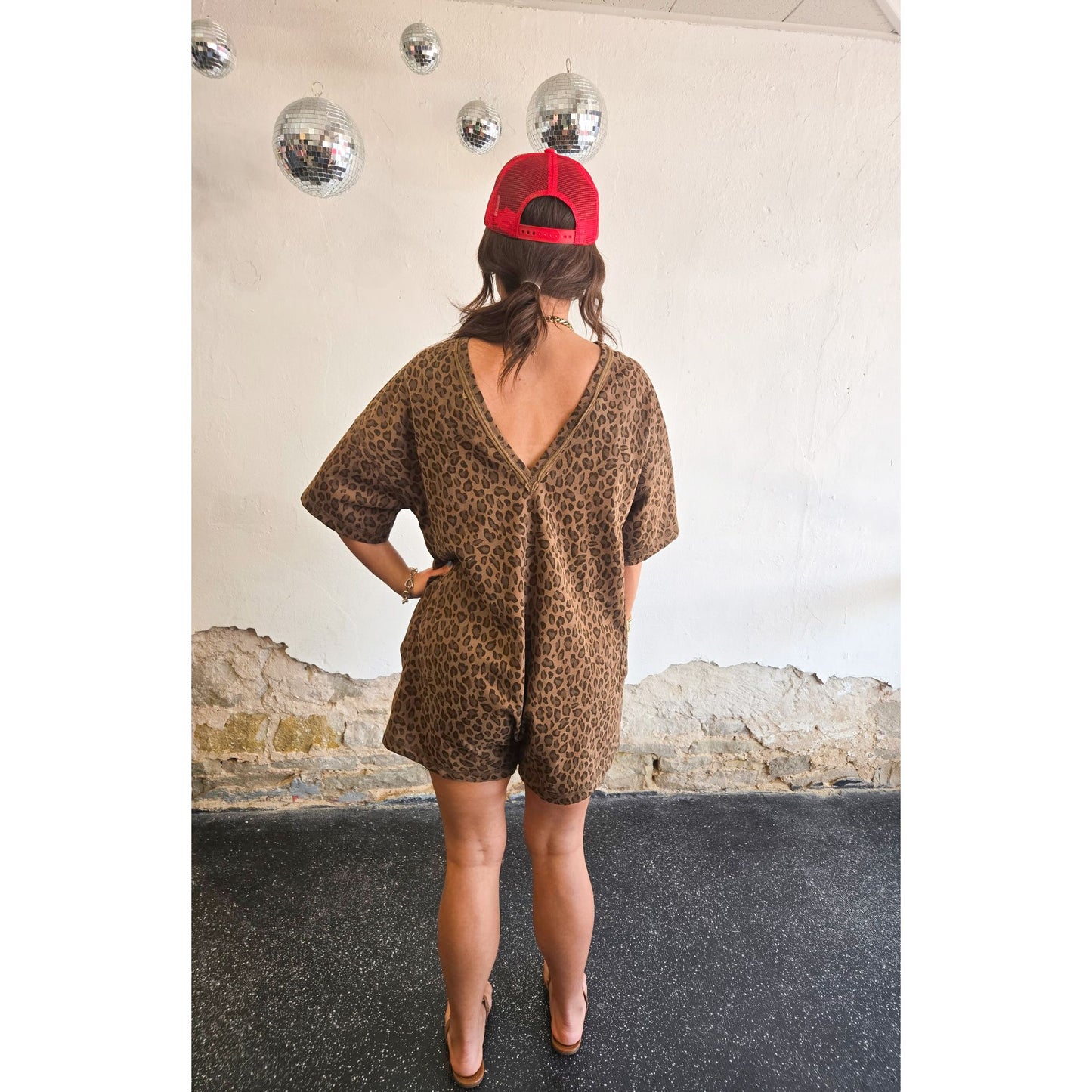 The Dolly Leopard Romper