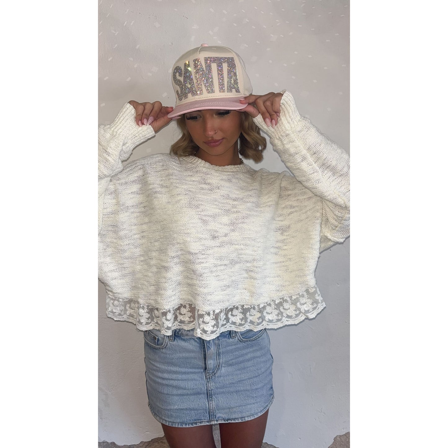 Sparkly Santa Hat