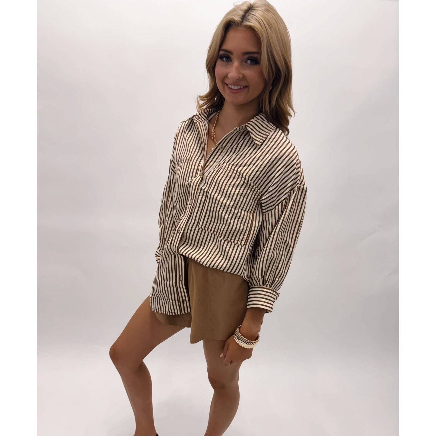 Nantucket Striped Button Down
