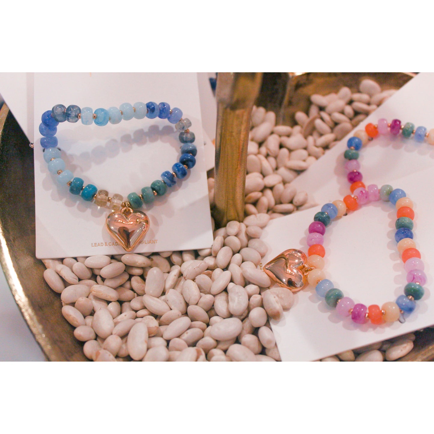 Beaded Heart Bracelets
