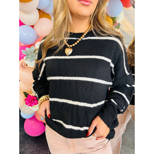 Black & White Sweater