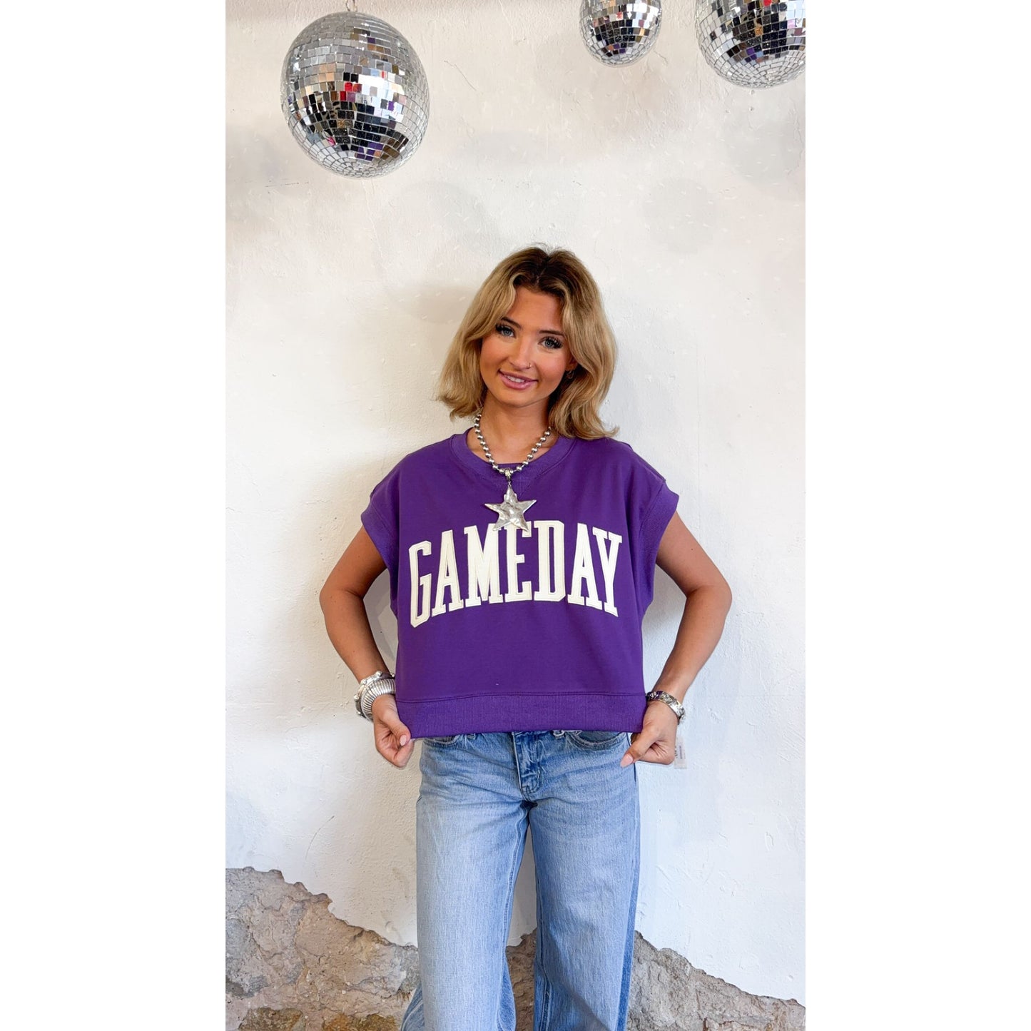 Saturday Night Lights Gameday Crop