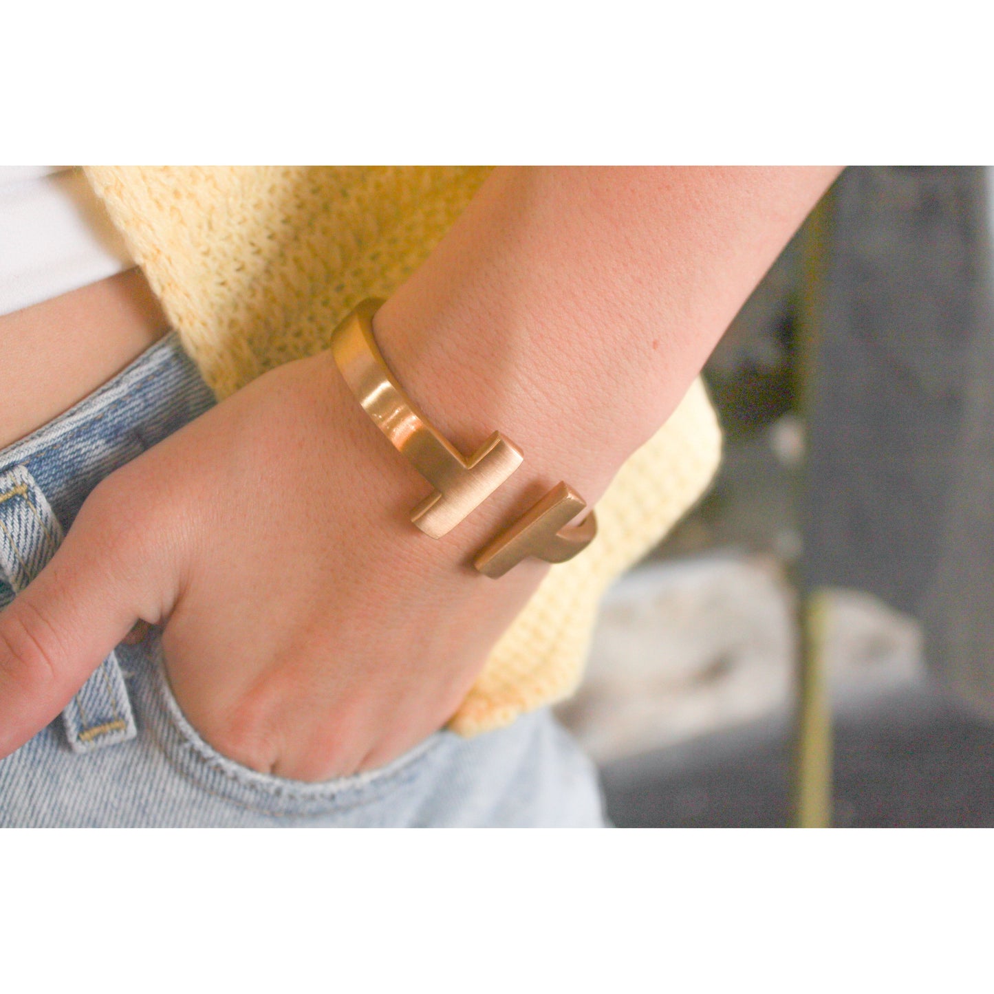 Timeless T Cuff - GOLD