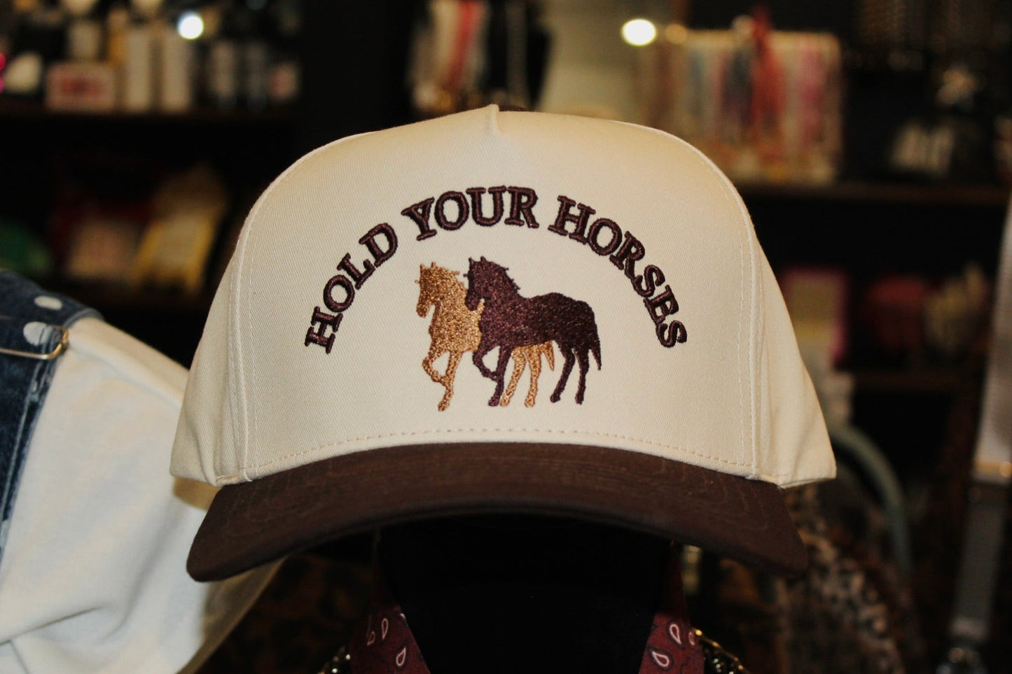 Hold Your Horses Fabric Hat