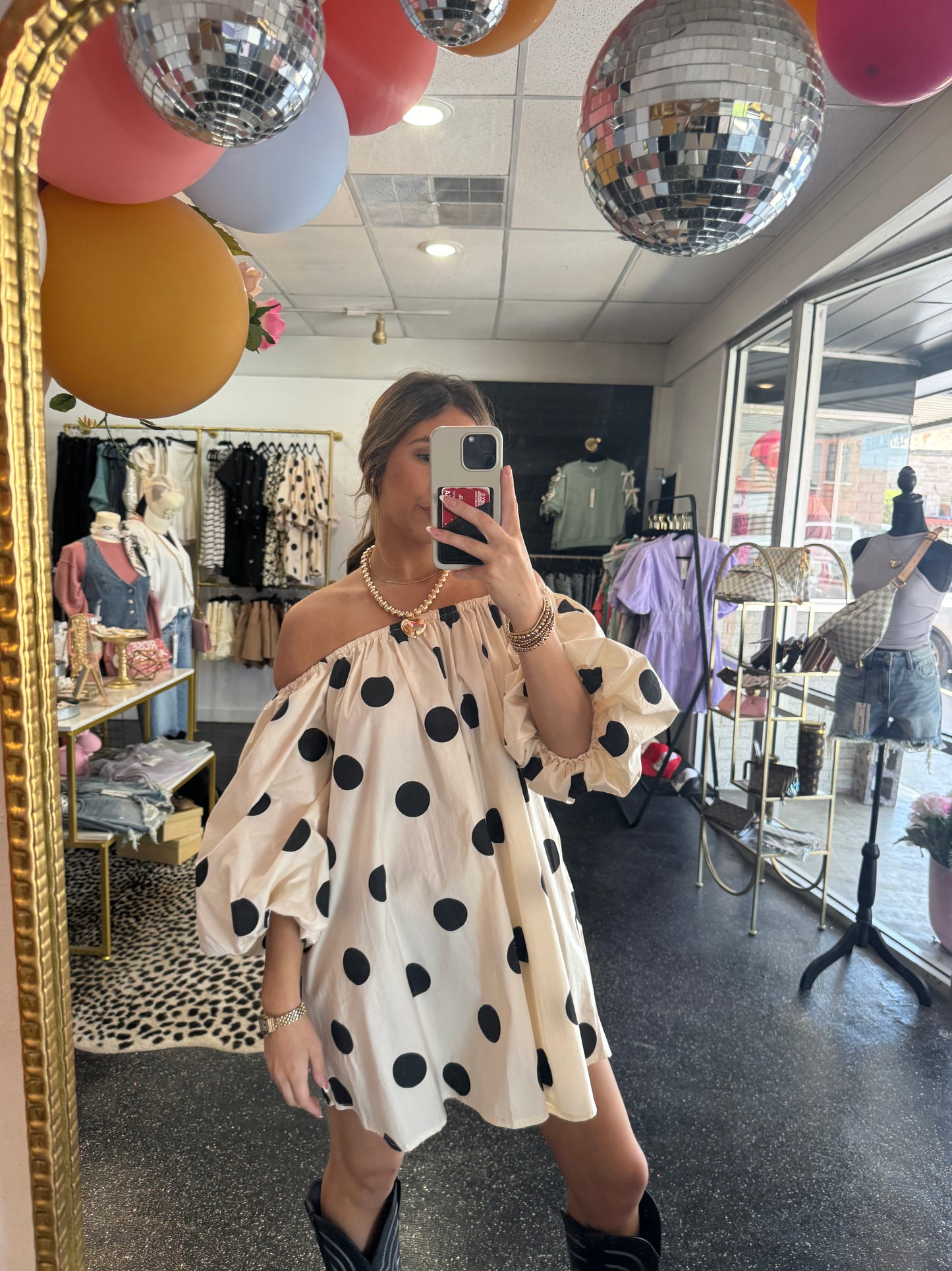Black and White Dress