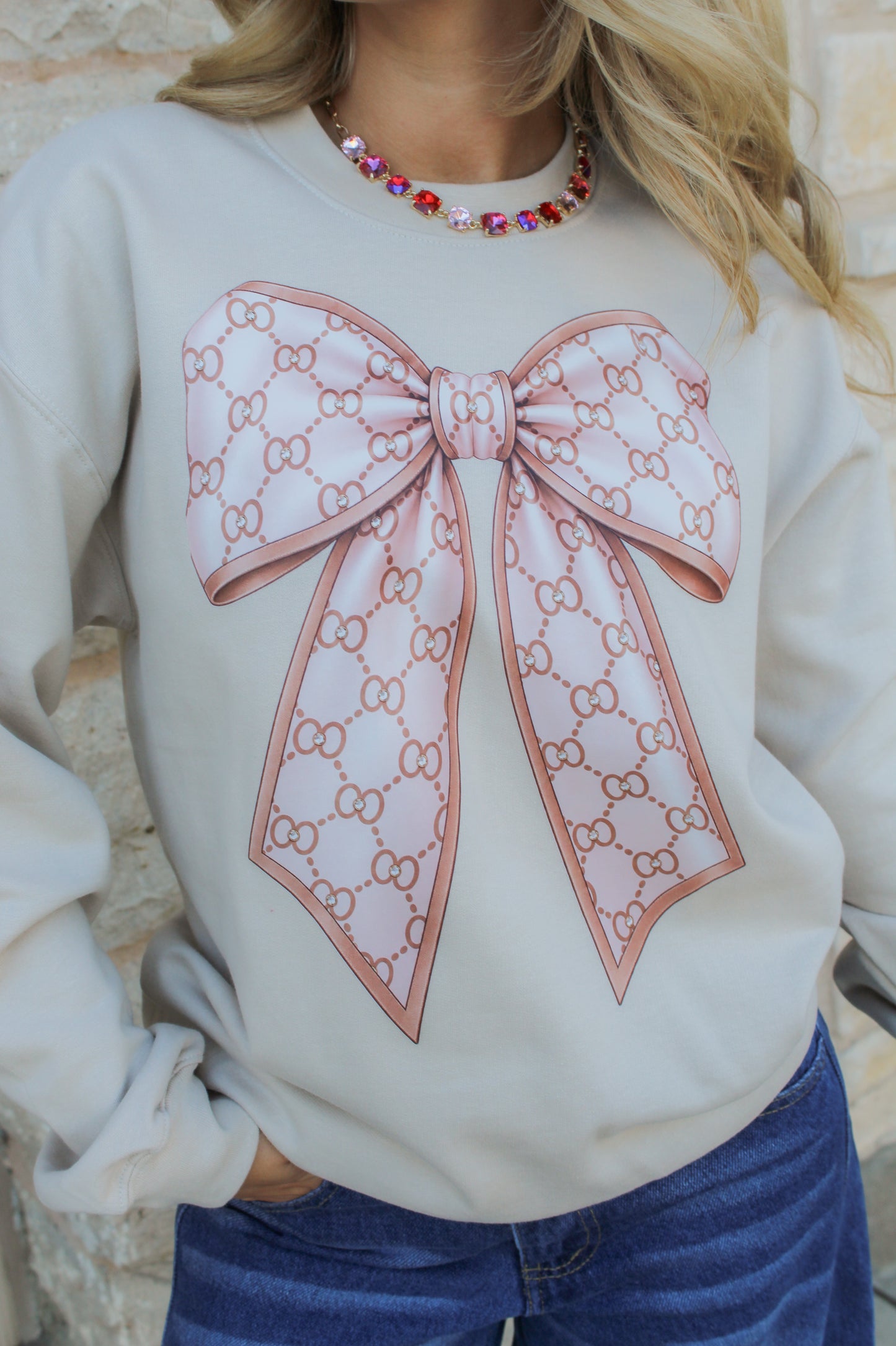 Boujee Bow Sweatshirts