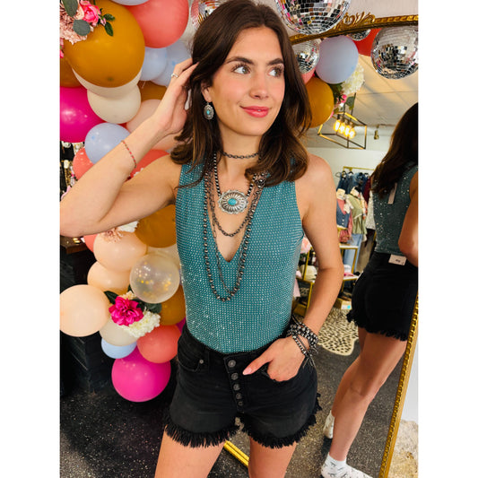 Black Cut Off Shorts