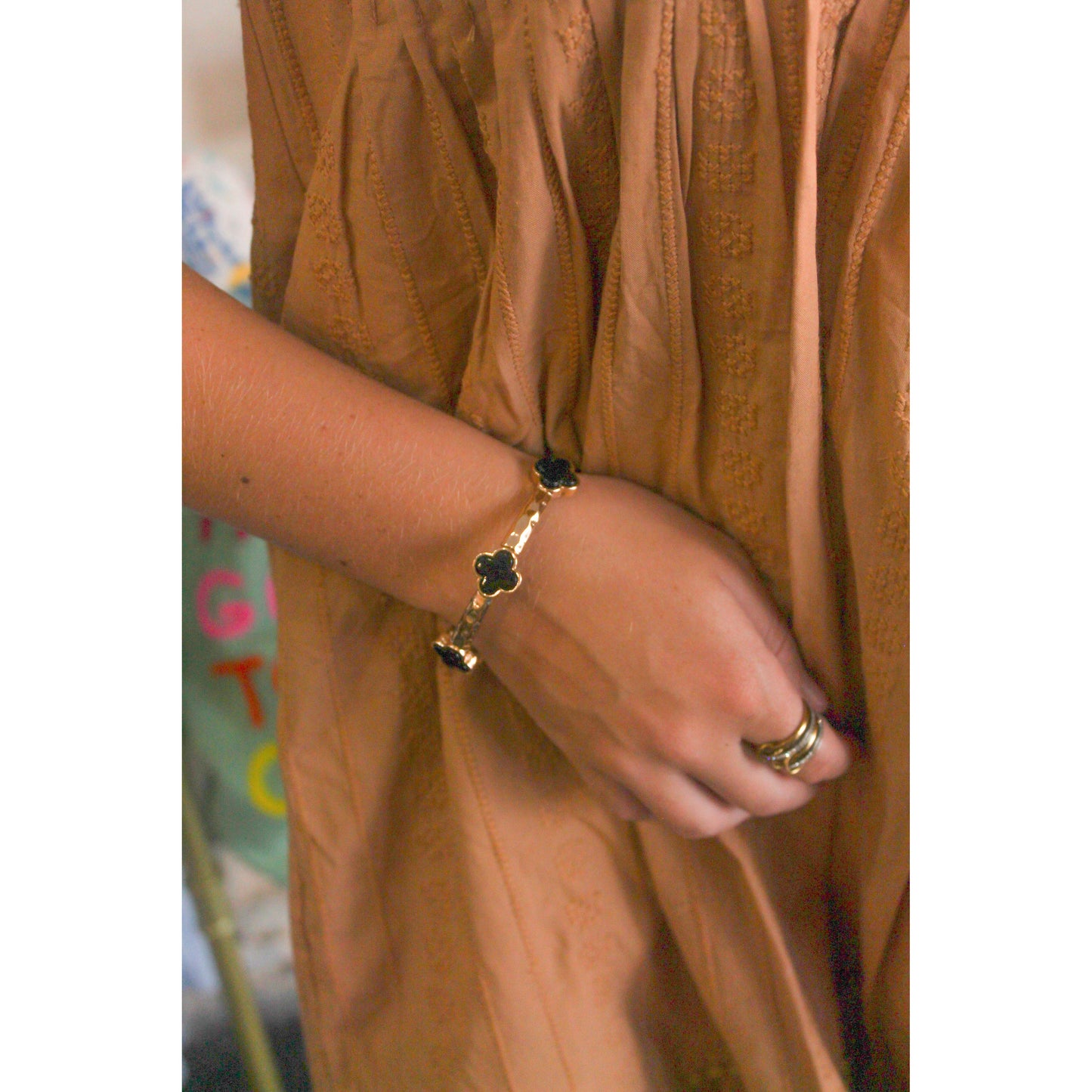 Midnight Clover Bracelet - GOLD