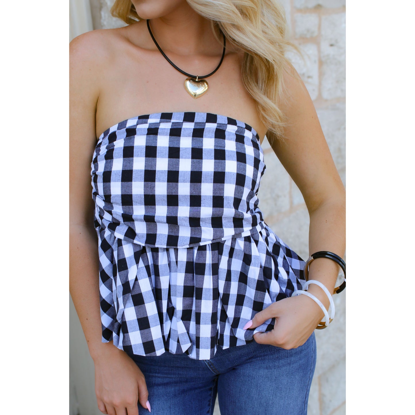 The Charlotte Gingham Top