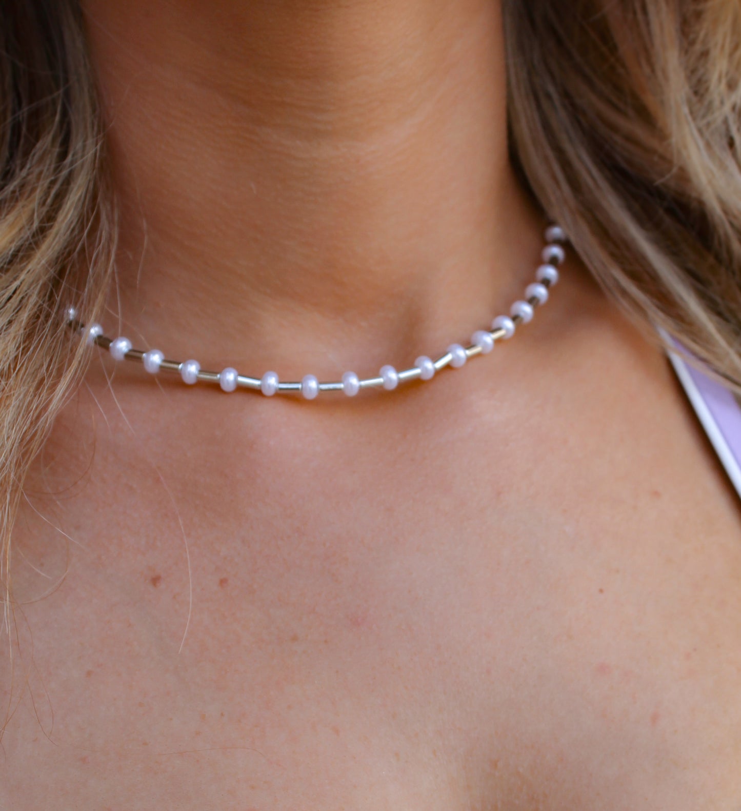 Sweet and Simple Pearl Necklace