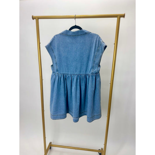 Denim Baby Doll Dress