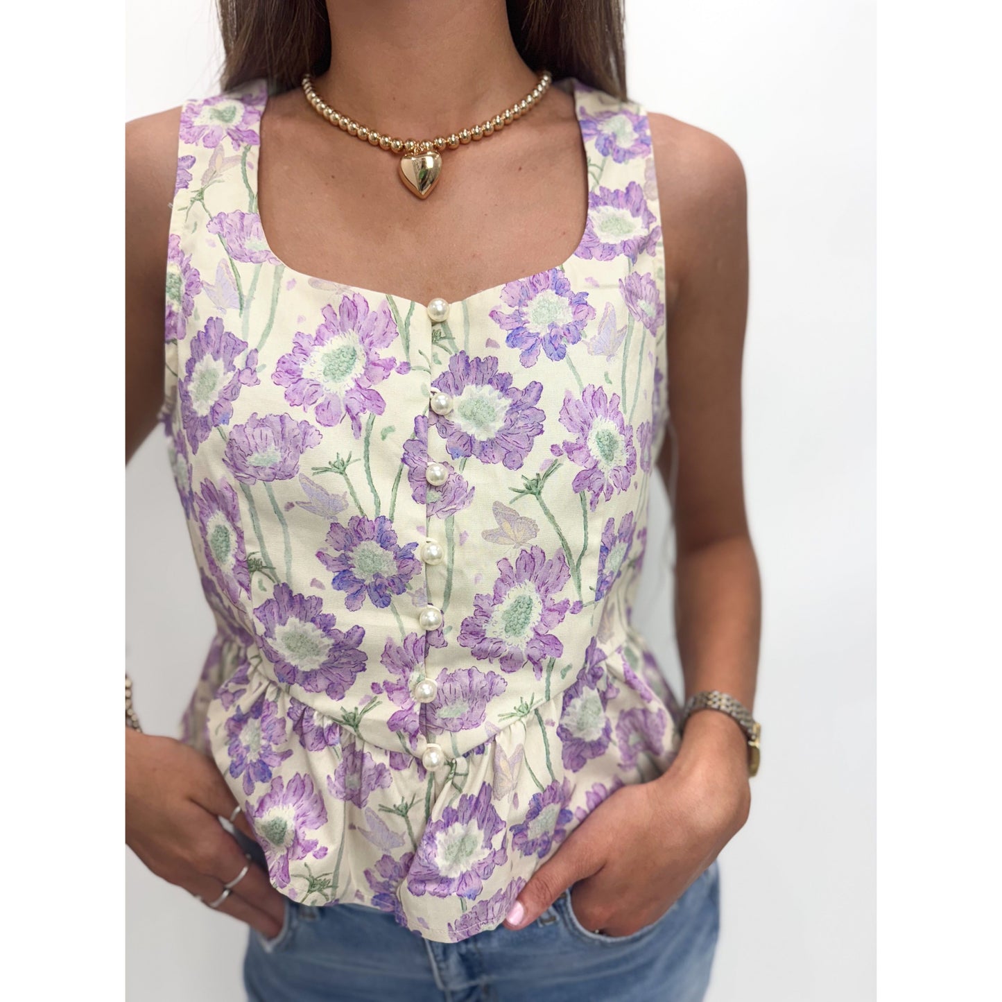 The Eloise Flower Top
