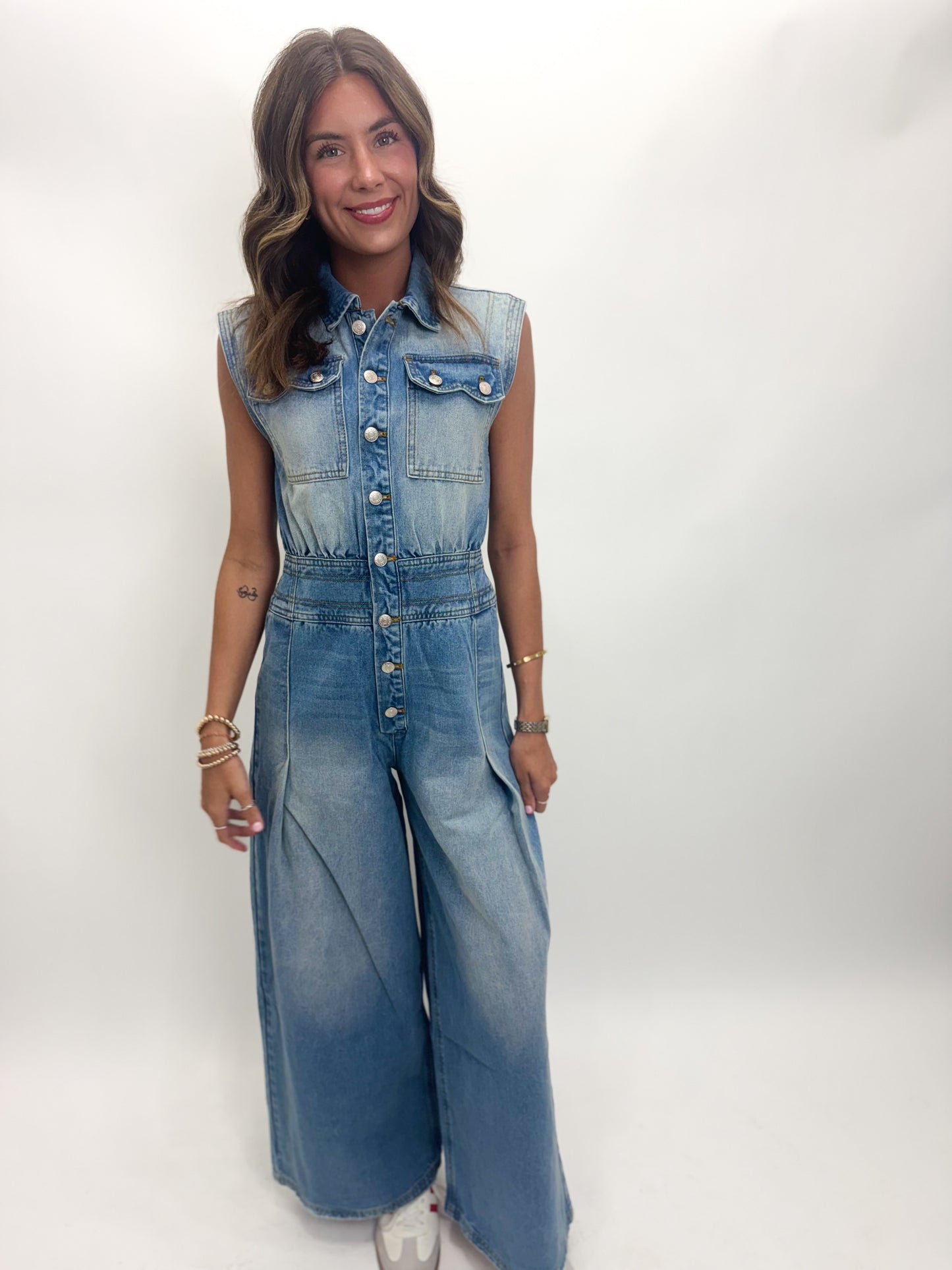 The Denim Prescott Jumpsuit