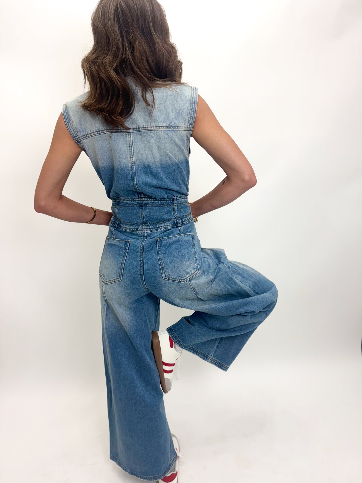 The Denim Prescott Jumpsuit