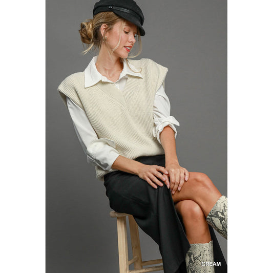 Ivory Luxe Sweater Vest