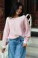 Cherry Stripe Sweatshirt