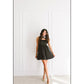 Pop the Noir Party Dress