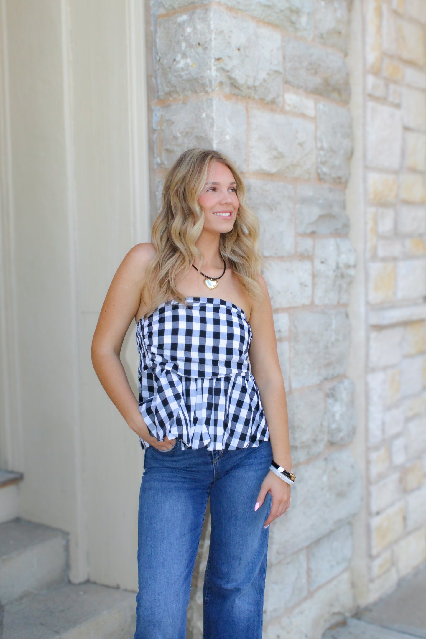 The Charlotte Gingham Top