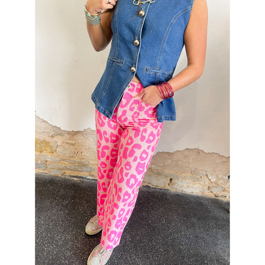 Fierce and Flirty Cheetah Denim