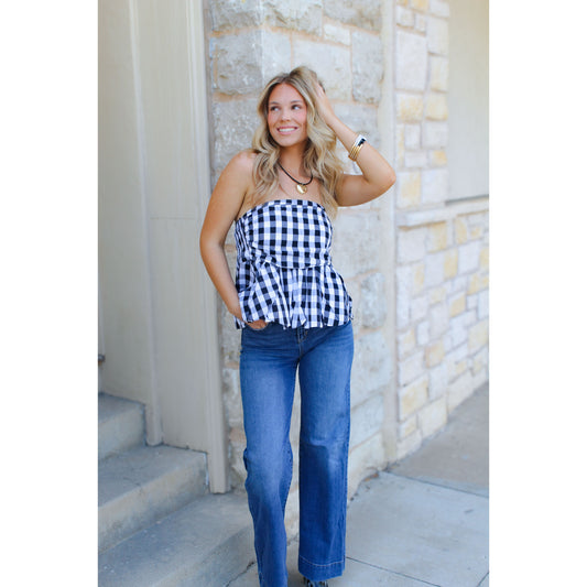 The Charlotte Gingham Top