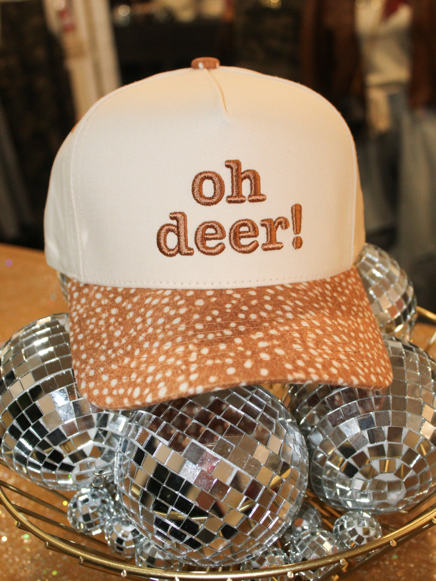 Oh Deer! Fabric Hat