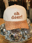 Oh Deer! Fabric Hat