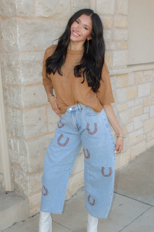 Lucky Me Horseshoe Jeans
