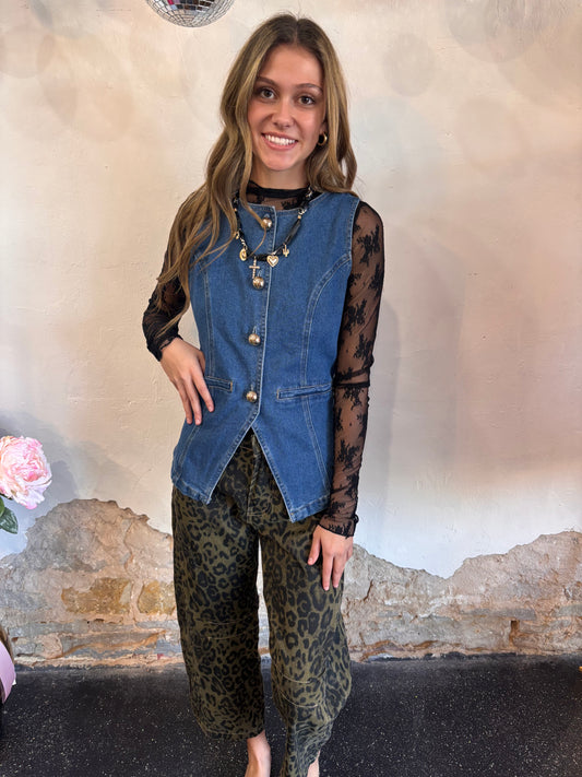 The Ophelia Denim Vest