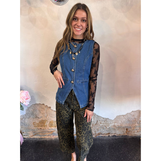 The Ophelia Denim Vest