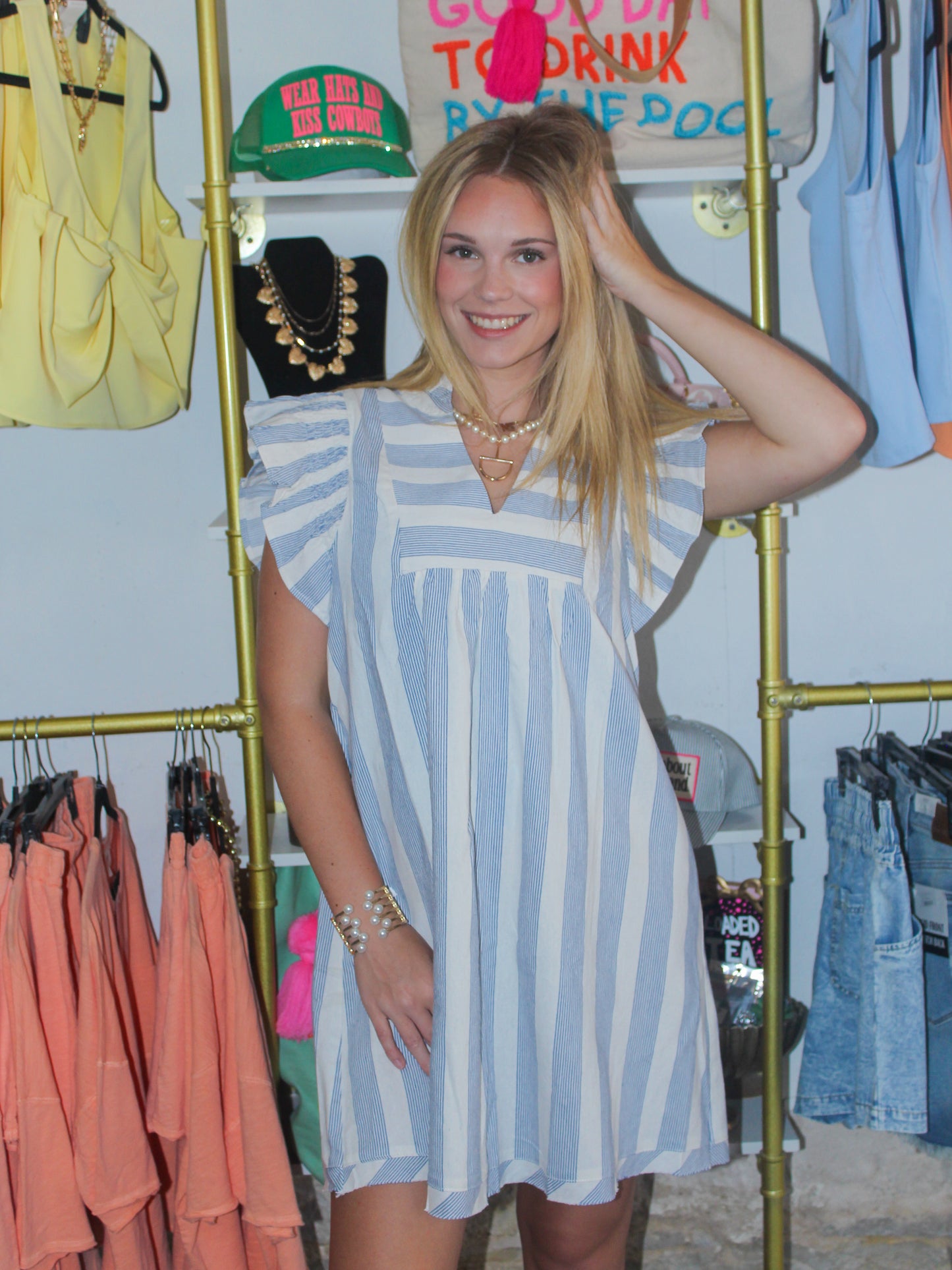 The Blue Roan Dress