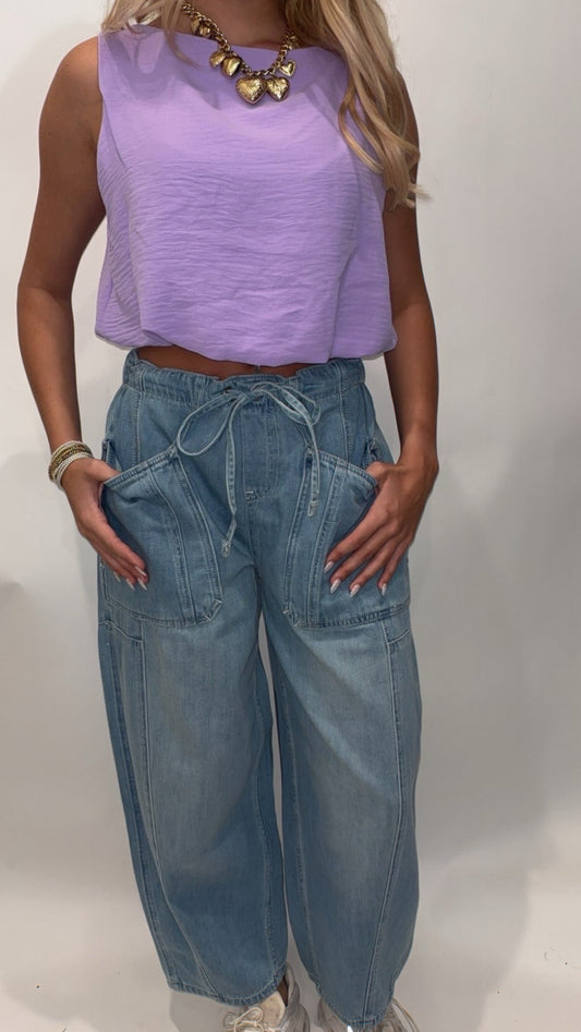 The Dolly Drawstring Jeans
