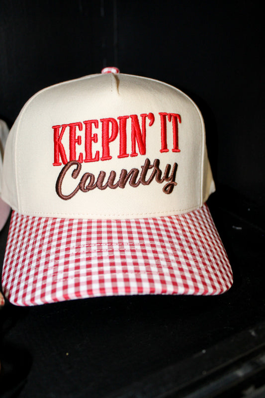 Keepin’ It Country - Fabric Hat