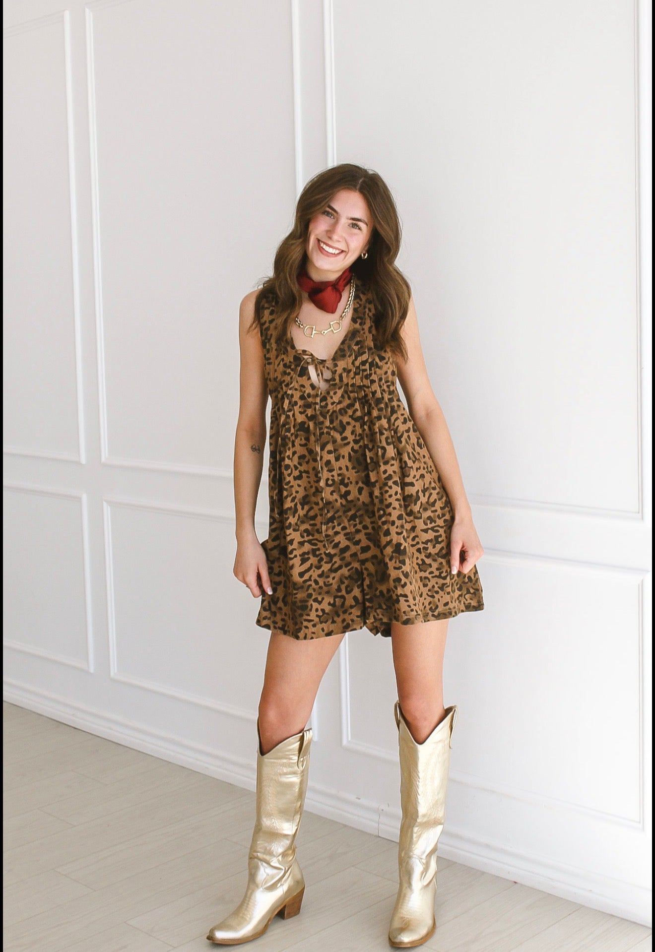 The Untamed Tie-Front Romper