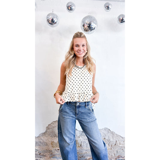 Midnight Dottie Tank