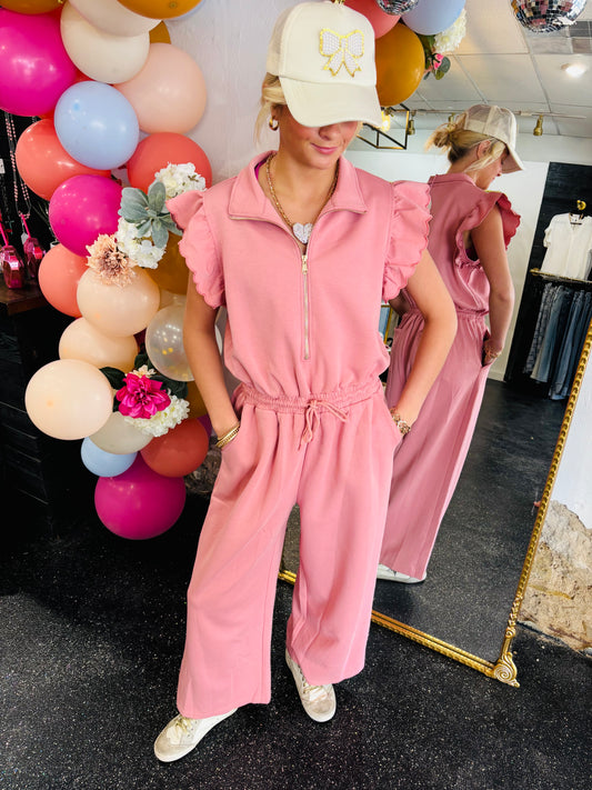 Pink Jumpsuit