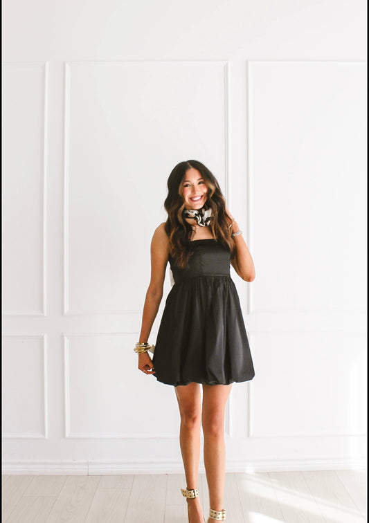 Pop the Noir Party Dress