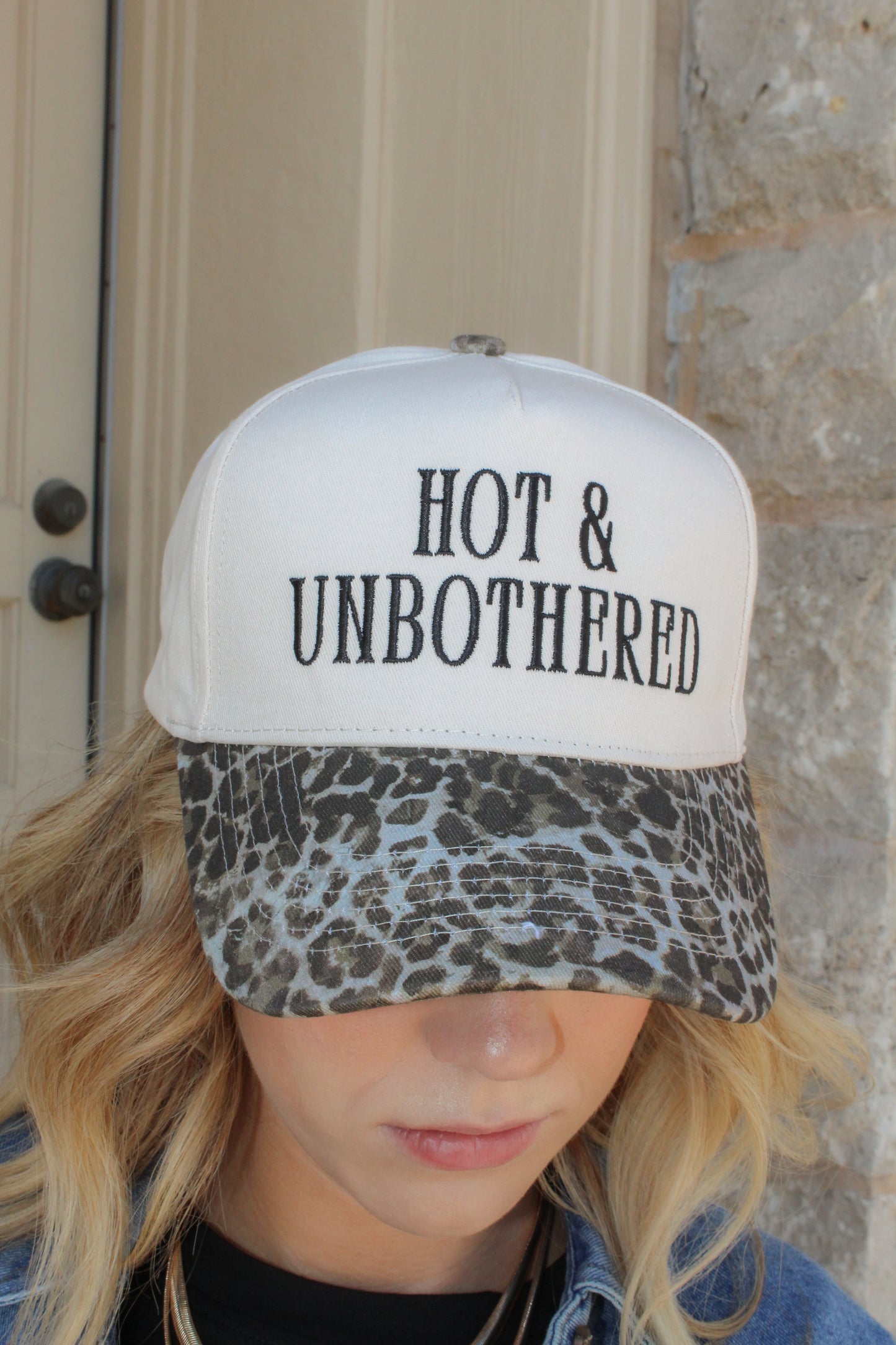 Hot & Unbothered Fabric Hat