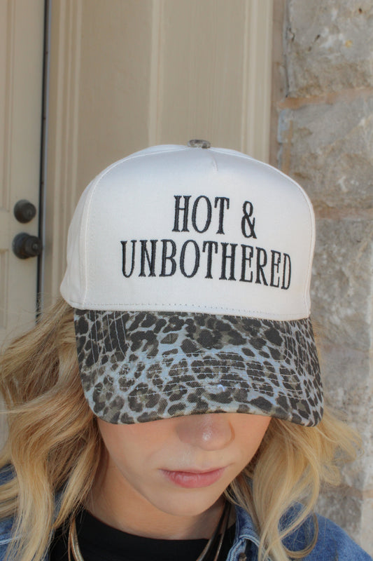Hot & Unbothered Fabric Hat