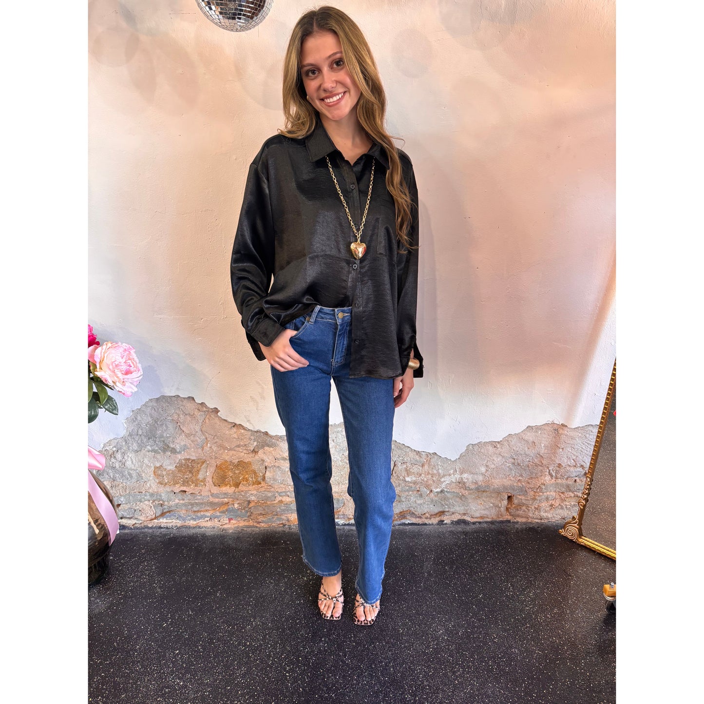 The City Silk Blouse