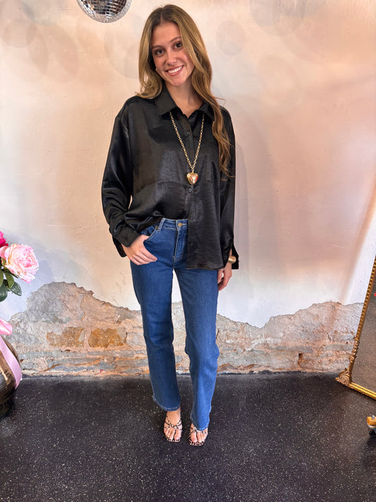 The City Silk Blouse