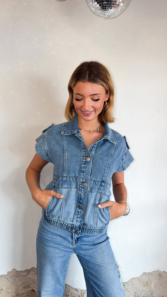 Blue Jean Babe Vest