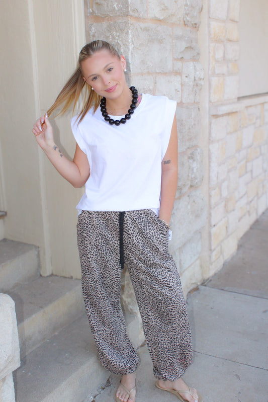 Leopard Lounge Joggers