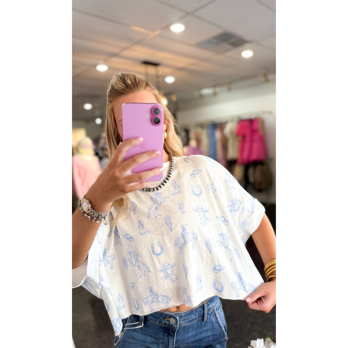 Wild West Darling Top