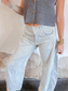 Striped Barrel Jeans