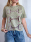 The Horse Bit Tee-  Sage Green
