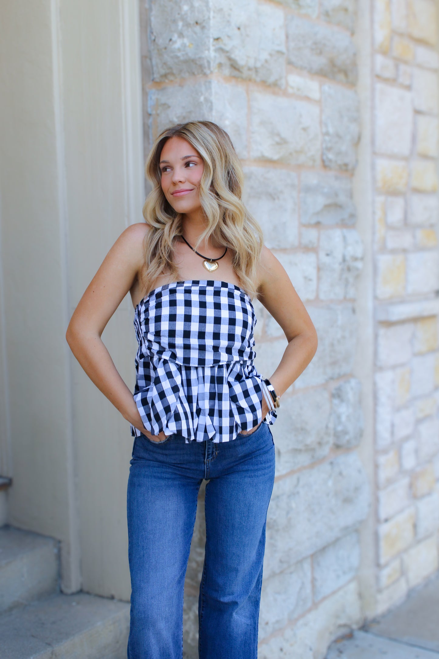 The Charlotte Gingham Top